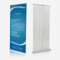 Retractable Standard Size Roll Up Banner Vertical For Flex 17type pop up banner stand